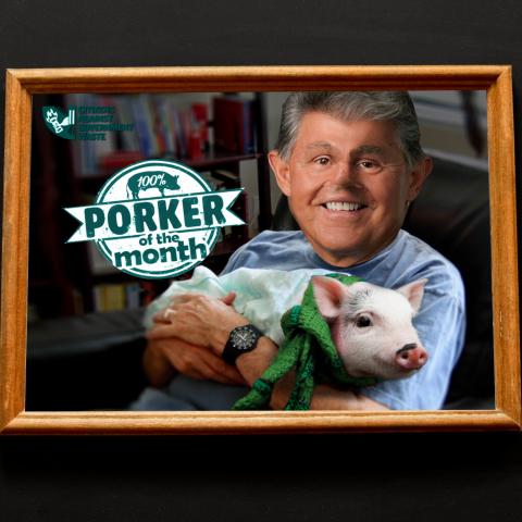 Citizens Against Government Waste Names Senator Joe Manchin August 2022 Porker of the Month