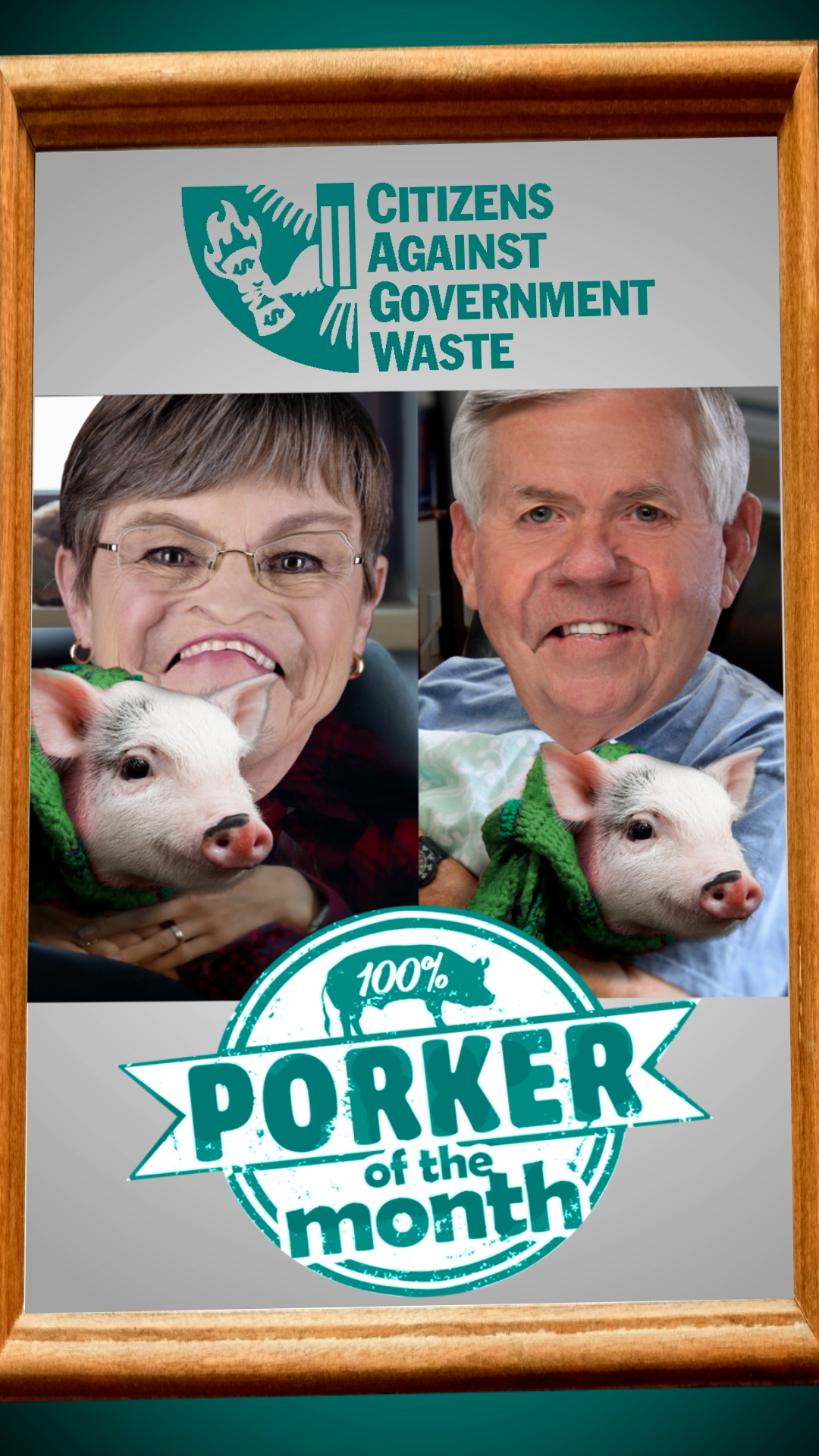 Citizens Against Government Waste Names Govs. Laura Kelly (D-Kans.) and Michael Parson (R-Mo.) July 2024 Porkers of the Month