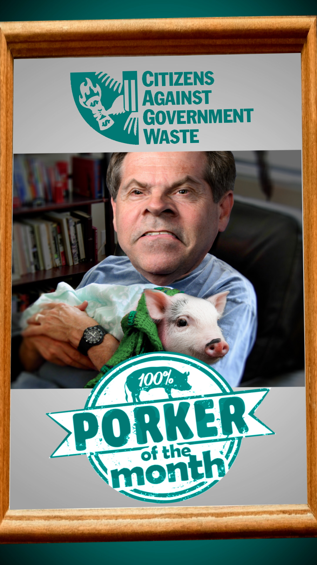 CAGW Names Energy and Water Appropriations Subcommittee Chairman Chuck Fleischmann May 2024 Porker of the Month