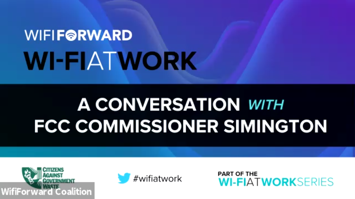 CAGW Hosts Conversation with FCC Commissioner Simington
