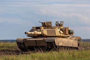 The,Photo,Shows,An,American,M1,Abrams,Tank,,Which,Has